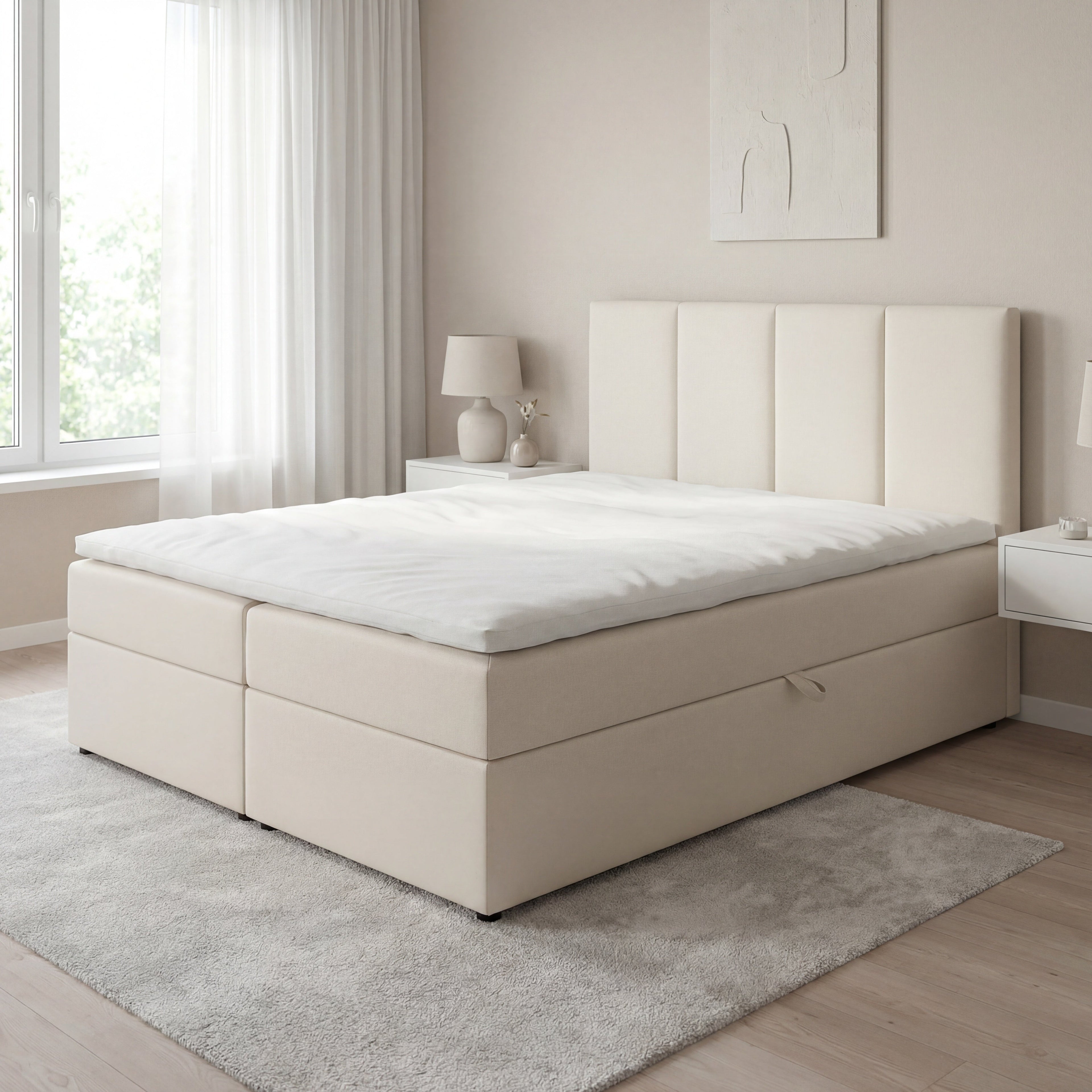 Łóżka kontynentalne 120x200