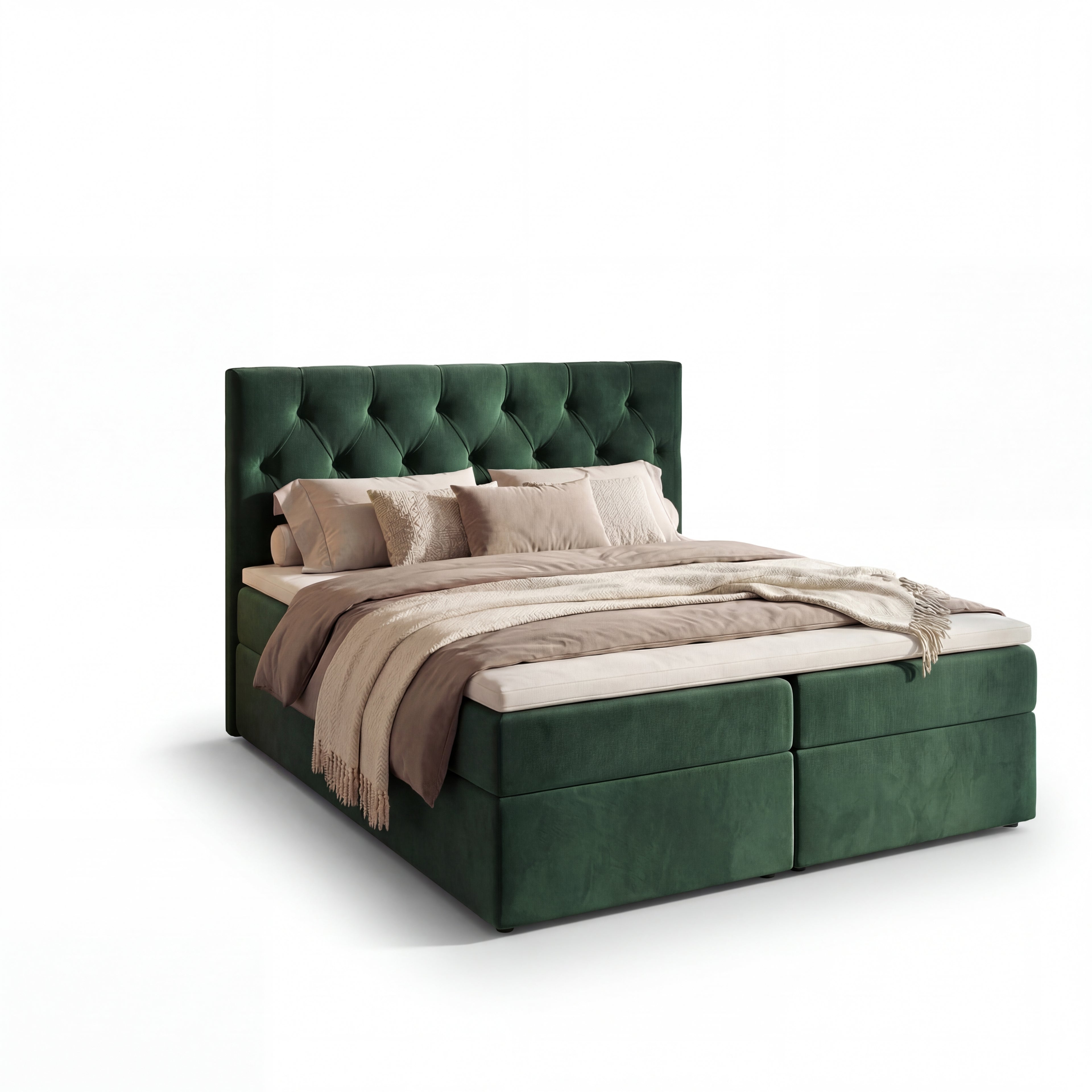 Łóżko kontynentalne TALI BIS 180x200 – komfort premium i elegancki design