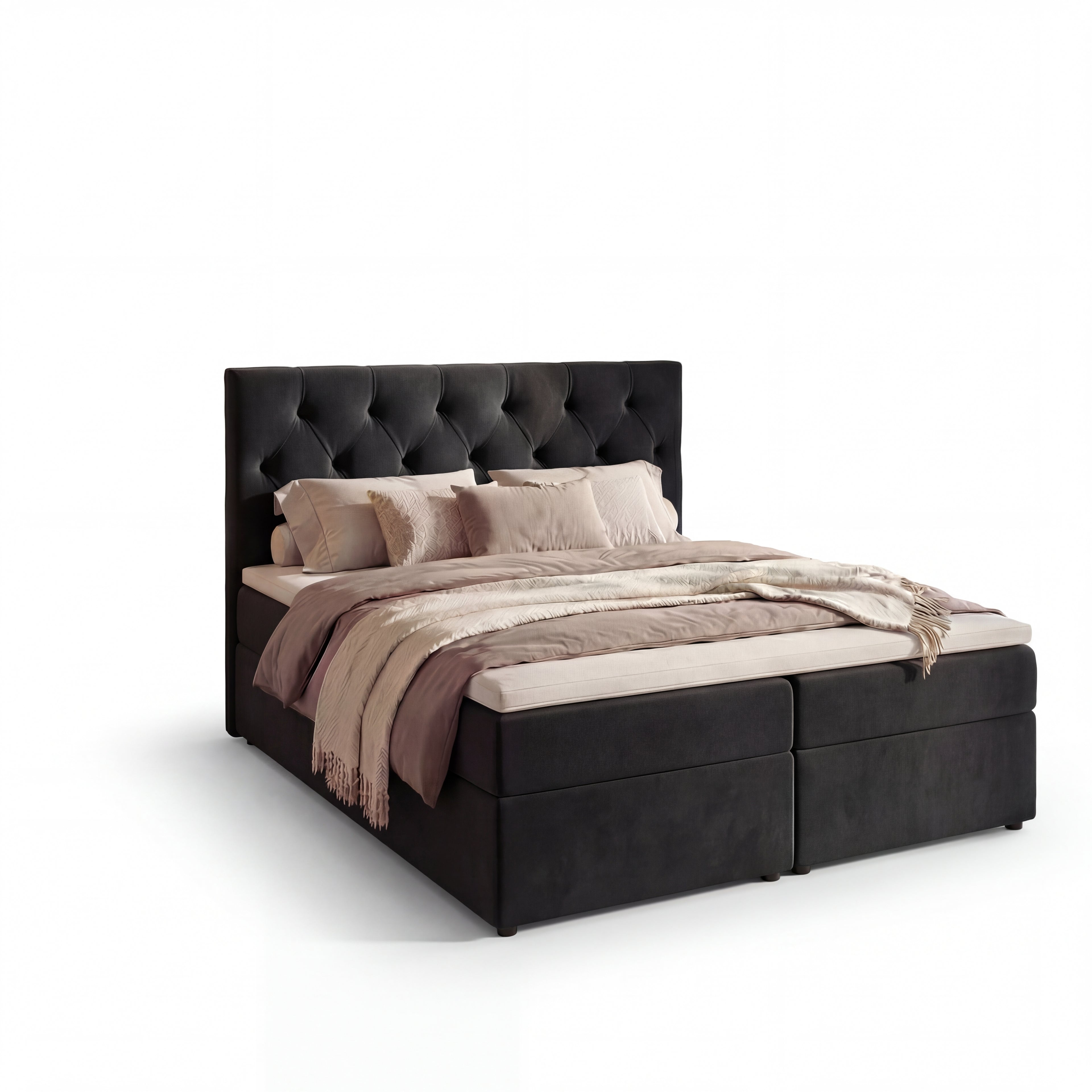 Łóżko kontynentalne TALI BIS 180x200 – komfort premium i elegancki design