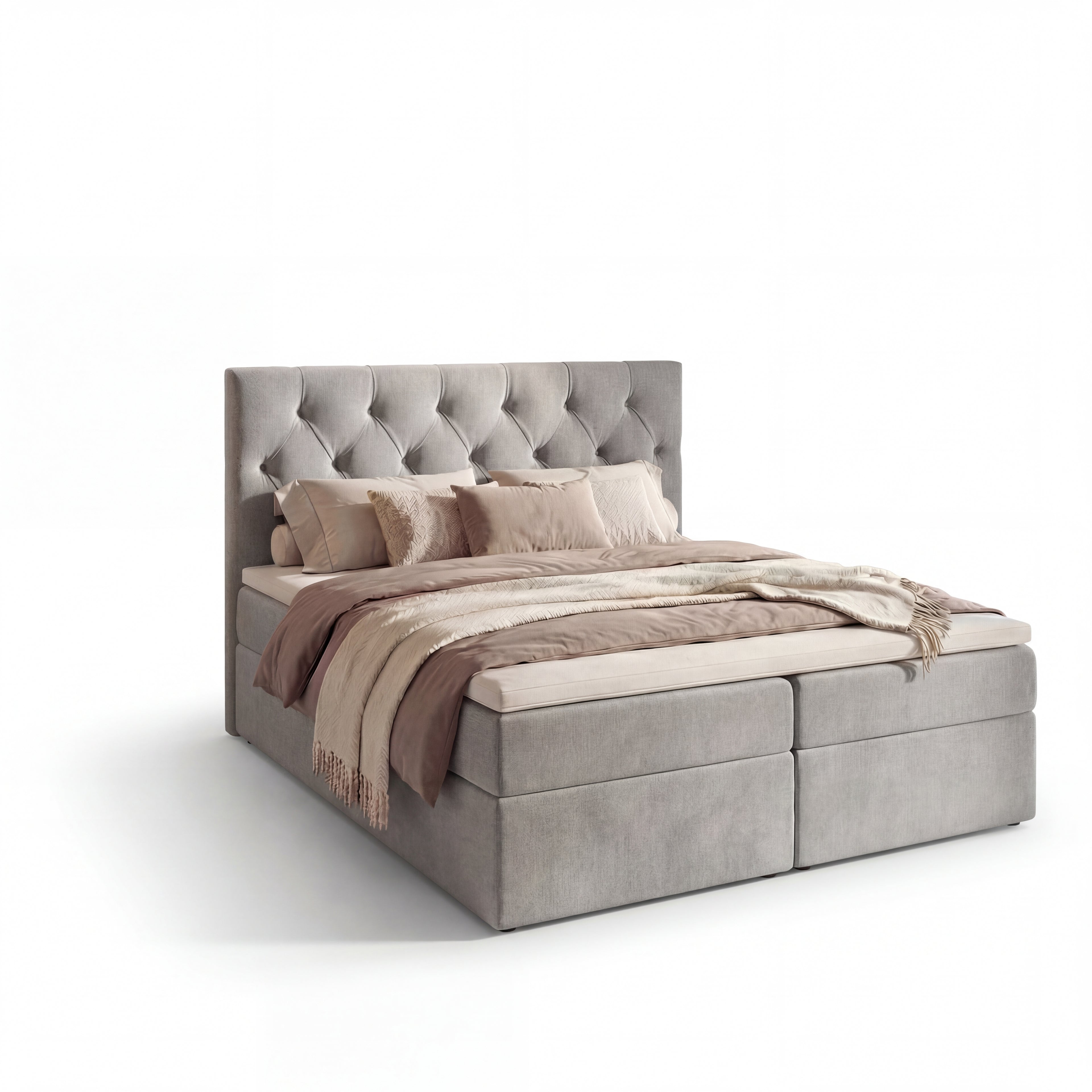 Łóżko kontynentalne TALI BIS 180x200 – komfort premium i elegancki design