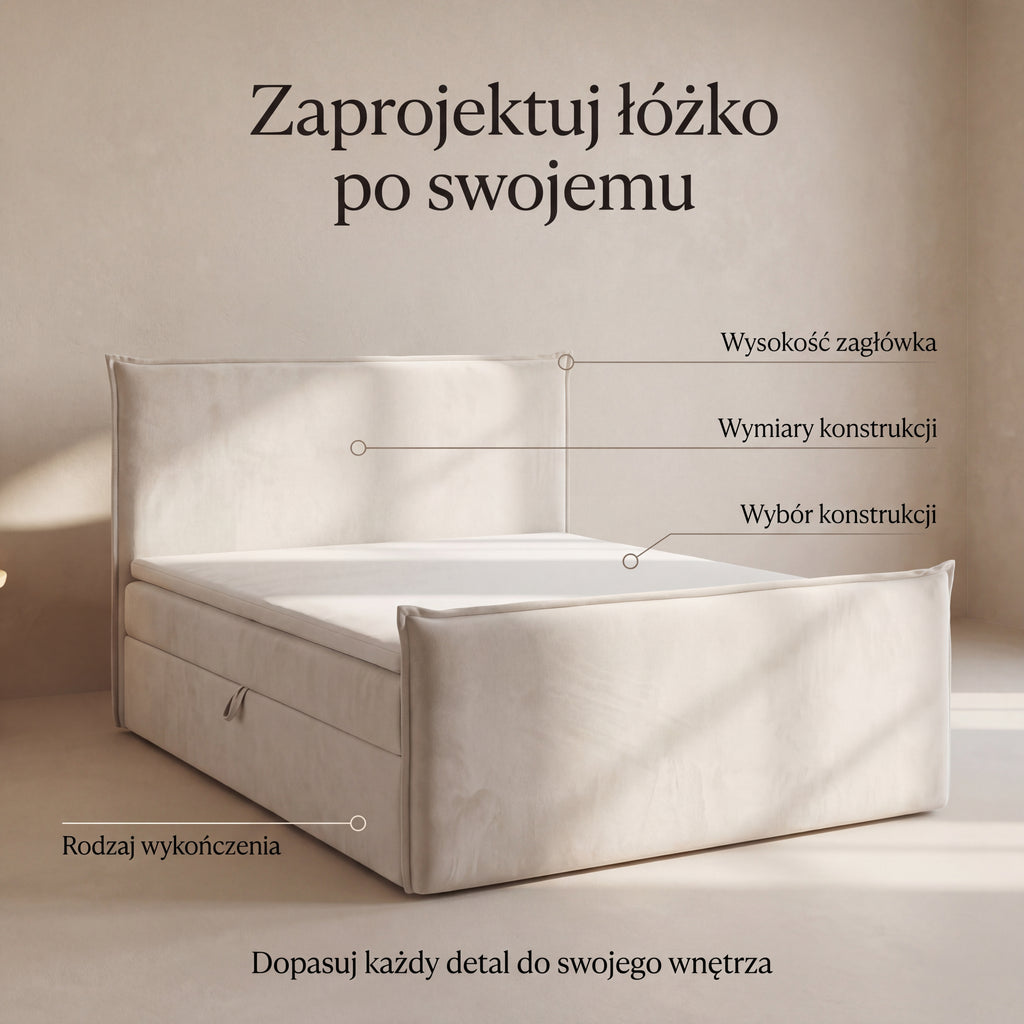 Łóżko Kontynentalne AURIS