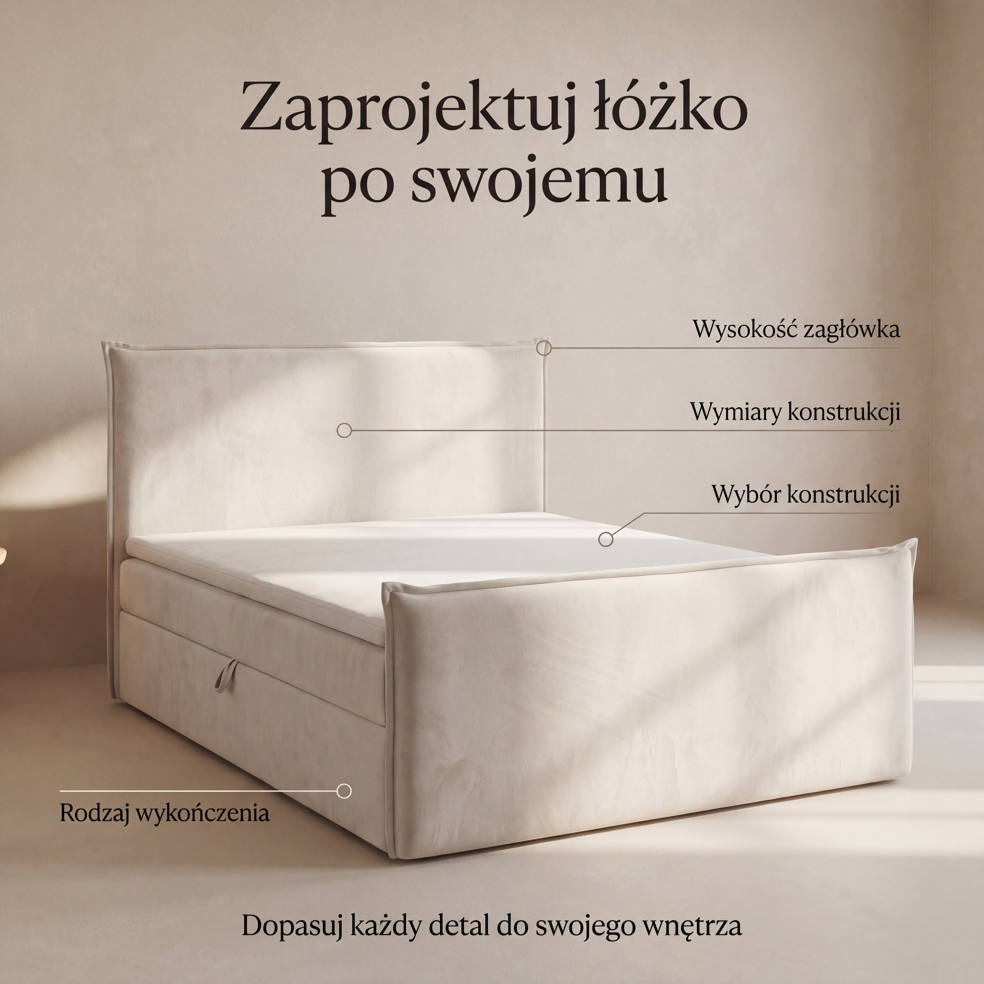 Łóżko Kontynentalne AURIS
