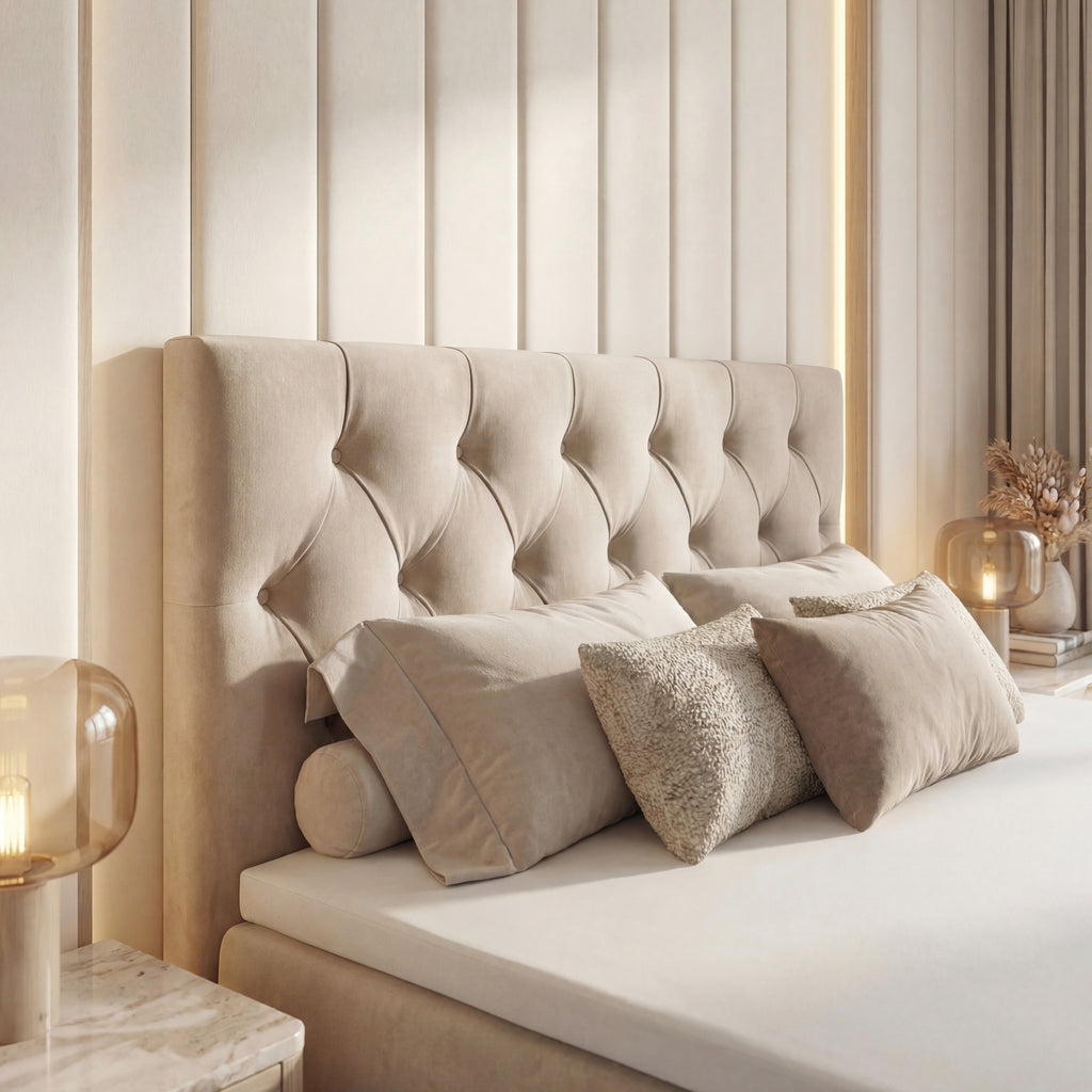 Łóżko kontynentalne TALI BIS 180x200 – komfort premium i elegancki design