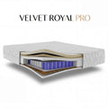 Materac VELVET ROYAL PRO kieszeniowy Multipocket VISCO + lateks + kokos H1/H3 – 24 cm.